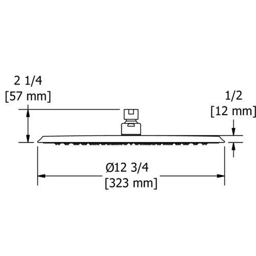 Riobel 2.0 GPM Rain Fixed Shower Head Wayfair